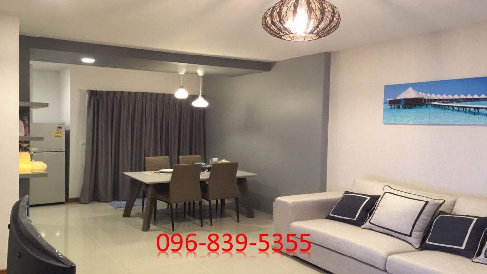ขายทาวน์เฮาส์ - ขายทาวน์โฮม หมู่บ้าน เดอะ ริคโค้ ทาวน์ แอท วัชรพล บ้านใหม่ตกแต่งสวยพร้อมเฟอร์