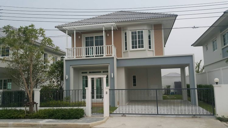 ให้เช่าบ้าน - ให้เช่าบ้านเดี่ยวชวนชื่น ซิตี้ นอร์ทวิลล์-วัชรพล ทำเลวัชรพล เดินทางเข้าเมืองฝั่งเลียบทางด่วนรามอินทราฯ