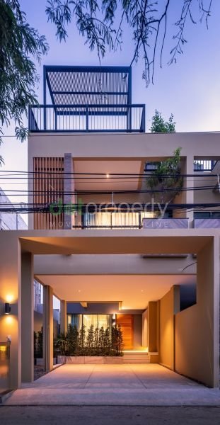 ขายบ้าน - ขายบ้านแฝน โครงการเซนส์ บาย นีโอ กรุ๊ป สไตล์โมเดิร์น 3 ชั้น พร้อมสระว่ายน้ำ