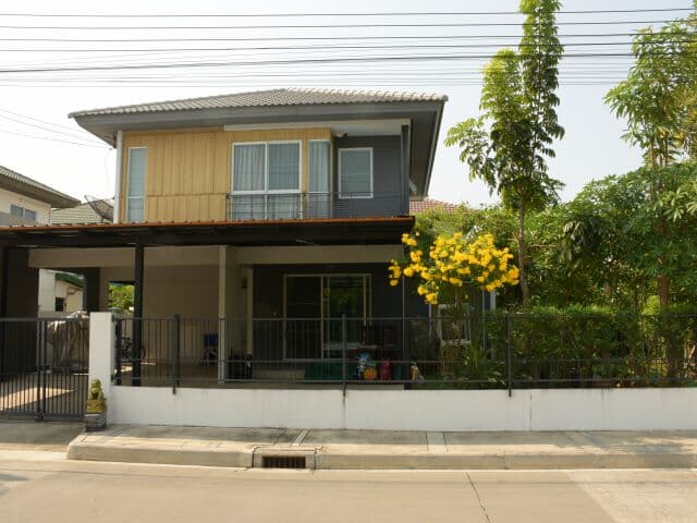 ขายบ้าน - ขายบ้านเดี่ยวมือสองนนทบุรี หน้าบ้านติดสวน มพฤกษ์ลดา2 เฟส2 บางใหญ่-เซ็นทรัลเวสต์เกต