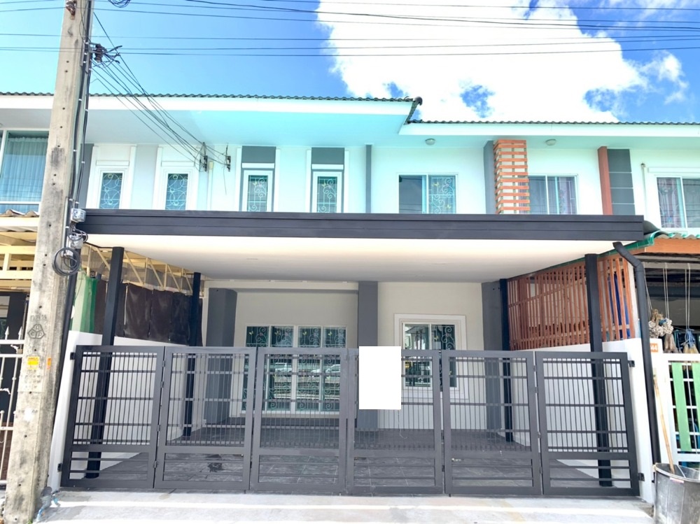 ขายทาวน์เฮาส์ - ขายทาวน์เฮ้าส์ 2 ชั้้นหมู่บ้าน มัณฑิรา-คลองขุด โซนบางพลี-คลองขุด รีโนเวทใหม่ พร้อมอยู่