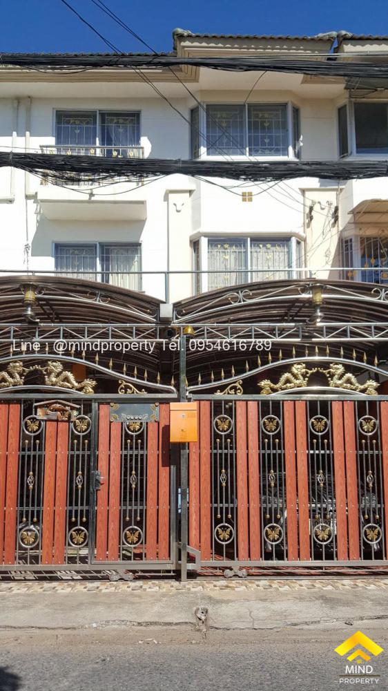 ขายทาวน์เฮาส์ - ขายด่วนทาวน์โฮม 3 ชั้น ย่านติวานนท์ บางกระสอ นนทบุรี พร้อมอยู่ เฟอร์นิเจอร์ครบ ใกล้รถไฟฟ้าสายสีม่วง