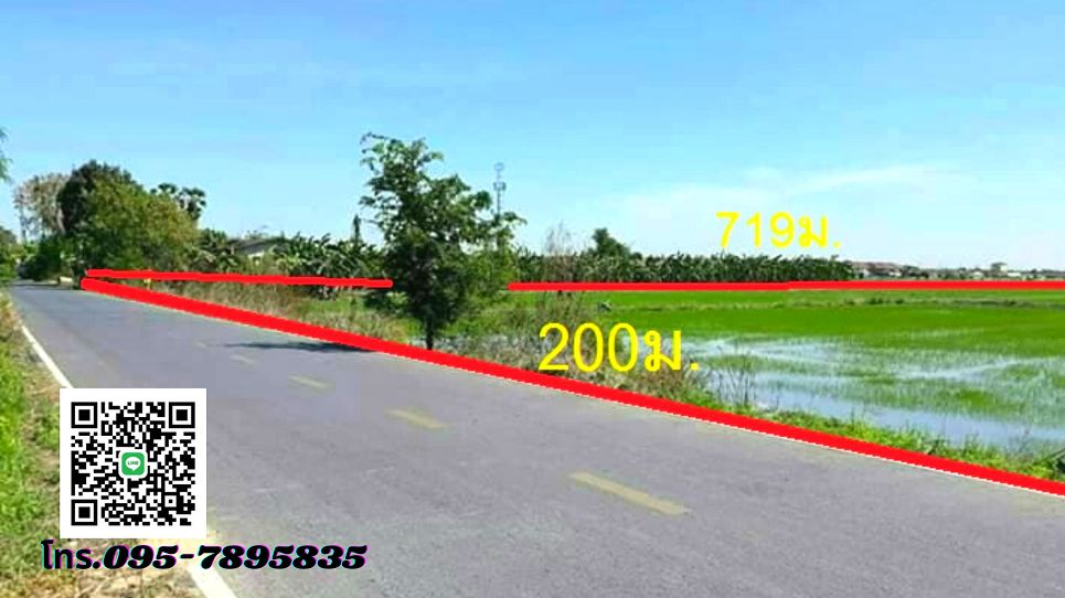 ขายที่ดิน - ขายที่ดินบางบัวทอง นนทบุรี 93-1-20 ไร่ ทำเลทองใกล้ถนนกาญจนาภิเษก ติดหมู่บ้านพฤกษา เหมาะทำโครงการบ้านจัดสรร