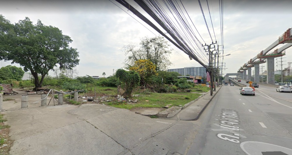 ขายที่ดิน - ขายที่ดินเปล่า ถนนแจ้งวัฒนะ (สถานี ราชภัฎพระนคร) เนื้อที่ 7-2-21 ไร่ กว้าง 66 เมตร ลึก 194 เมตร 370,000 บาท/ตารางวา