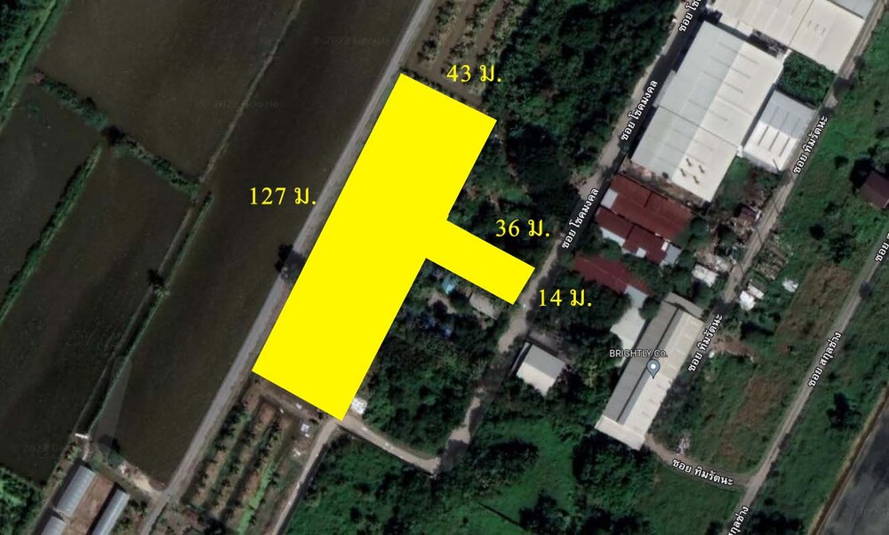 ขายที่ดิน - ขายที่ดินเปล่า 3-1-92 ไร่ (ติดถนนบางกรวย-กรุงเทพ) จ.นนทบุรี