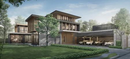 ขายบ้าน - ขาย-ให้เช่าสันติบุรี เดอะ เรสซิเดนเซส 4 ห้องนอน 398 ตรว.