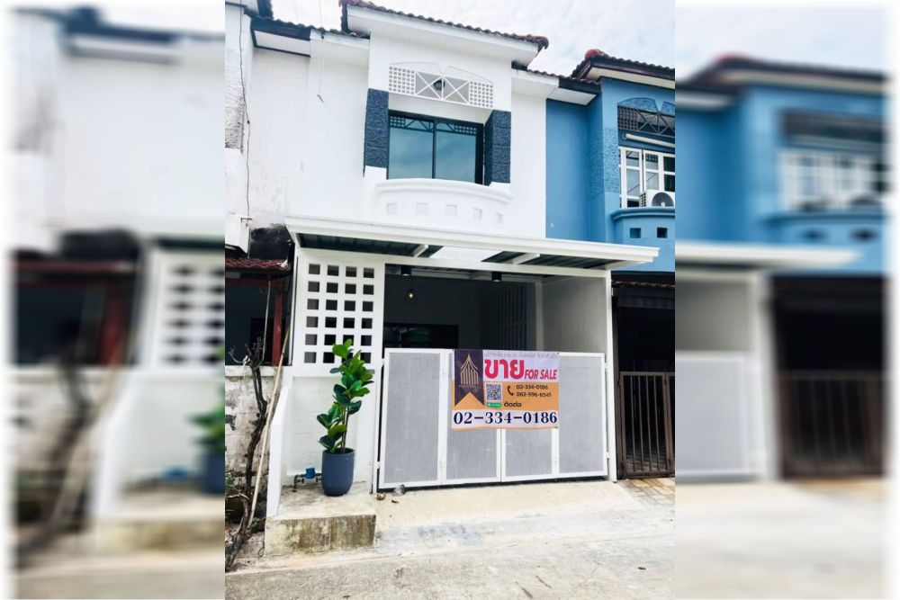 ขายทาวน์เฮาส์ - ทาวน์เฮ้าส์ นันทิชา บ้านกล้วยไทรน้อย นนทบุรี ตกแต่งใหม่