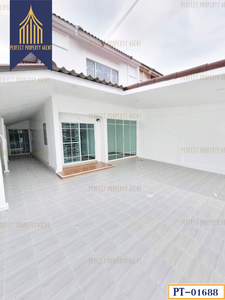 ขายทาวน์เฮาส์ - ทาวน์เฮ้าส์ หลังมุม พฤกษา 45 บางแม่นาง บางใหญ่ นนทบุรี พร้อมอยู่