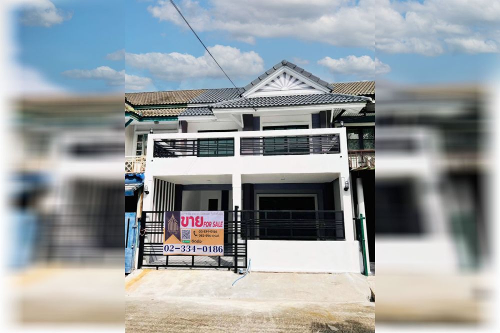 ขายทาวน์เฮาส์ - ทาวน์เฮ้าส์ พฤกษา 16 บางใหญ่ ซอยกันตนา นนทบุรี ตกแต่งใหม่