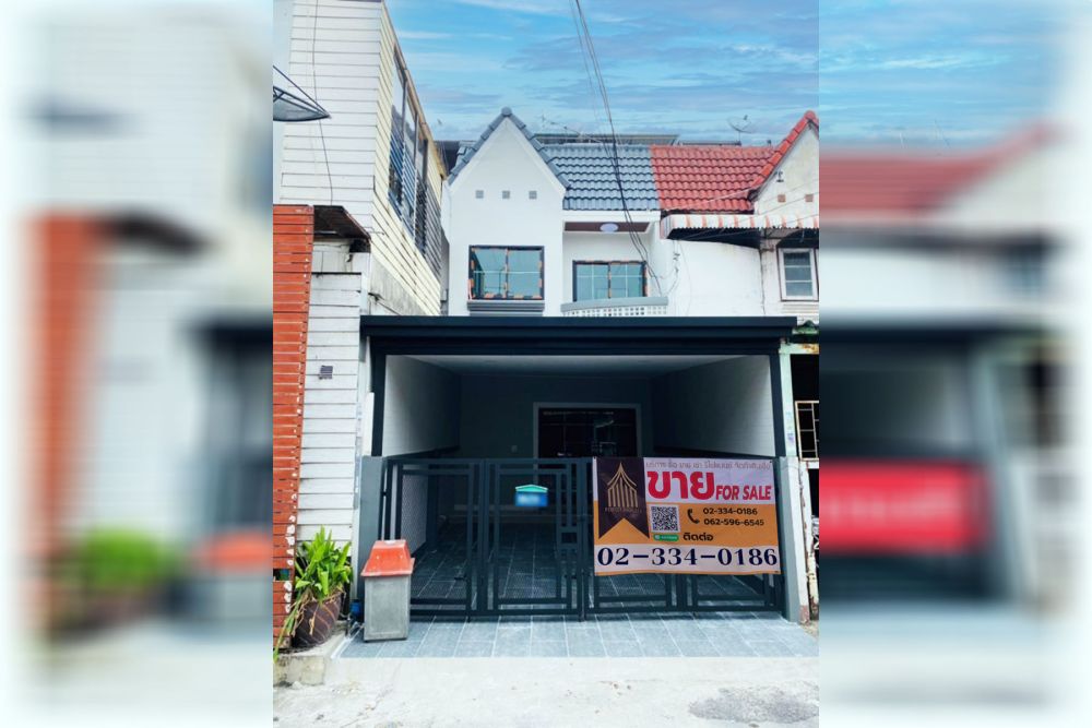 ขายทาวน์เฮาส์ - ทาวน์เฮ้าส์ รีเจนซี บางบัวทอง นนทบุรี ใกล้MRTคลองบางไผ่