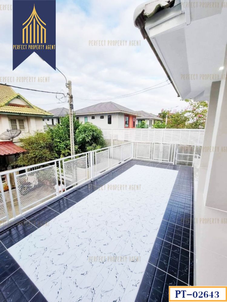 ขายทาวน์เฮาส์ - ทาวน์เฮ้าส์ พฤกษา 25 บางแม่นาง บางใหญ่ นนทบุรี หลังมุม