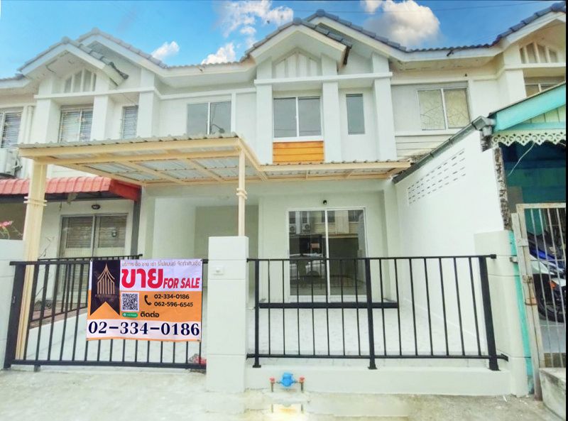 ขายทาวน์เฮาส์ - ทาวน์เฮ้าส์ พฤกษา 76 บางแม่นาง บางใหญ่ นนทบุรี เดินทางสะดวก