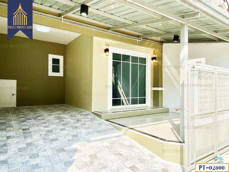 ขายทาวน์เฮาส์ - ทาวน์เฮ้าส์ พฤกษา 49 เสาธงหิน บางใหญ่ นนทบุรี เดินทางสะดวก