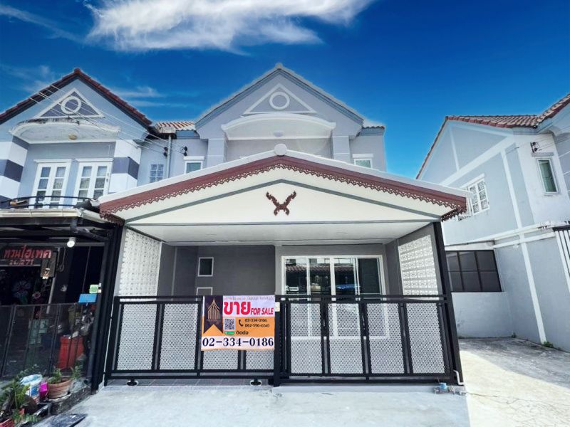 ขายทาวน์เฮาส์ - ทาวน์เฮ้าส์ หลังมุม เต็มรัก บางคูรัด บางบัวทอง รีโนเวทใหม่ทั้งหลัง