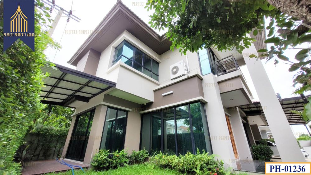 ขายบ้าน - บ้านเดี่ยว บางกอกบูเลอวาร์ด เทพารักษ์-วงแหวน พร้อมอยู่ หลังมุม