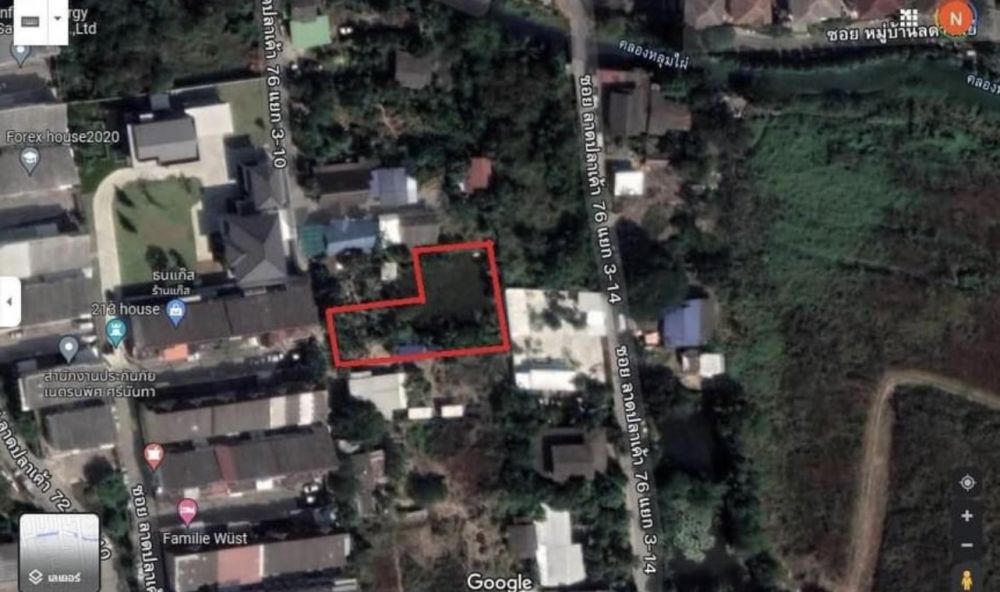 ขายที่ดิน - ขายที่ดินในซอยลาดปลาเค้า 76 หมู่บ้านปั้นทอง 3 ห่างถนนรามอินทรา 800 เมตร เงียบสงบเหมาะทำที่อยู่อาศัย โกดังเก็บของ