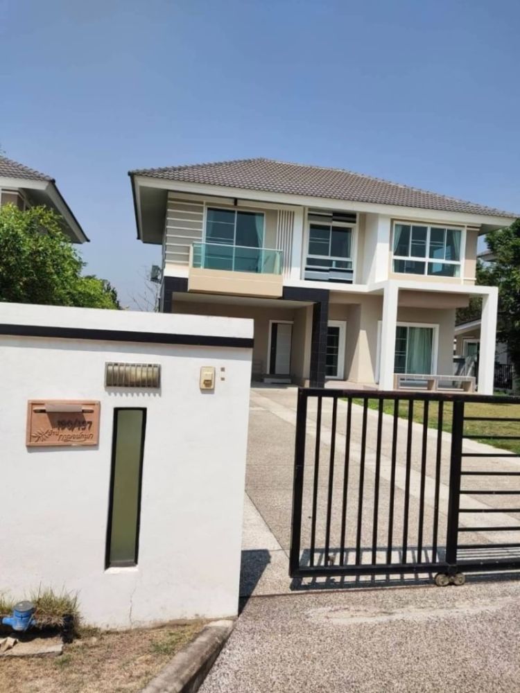 ขายบ้าน - ขายบ้านสารภี จ.เชียงใหม่ ในโครงการบ้านกาญจน์กนก12 เฟส2 เนื้อที่ 100 ตร.ว ราคา 5.5 ล้าน