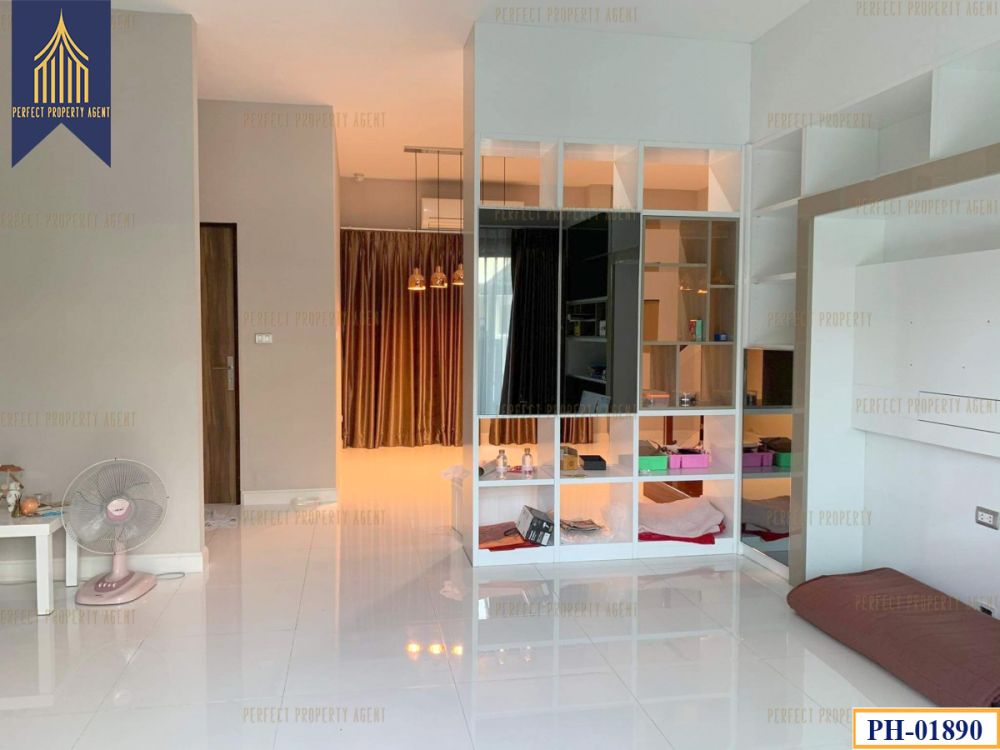 ขายบ้าน - บ้านเดี่ยว เพอร์เฟค มาสเตอร์พีซ เลคไซด์ รังสิต ปทุมธานี ตกแต่งบิวท์อินพร้อมอยู่