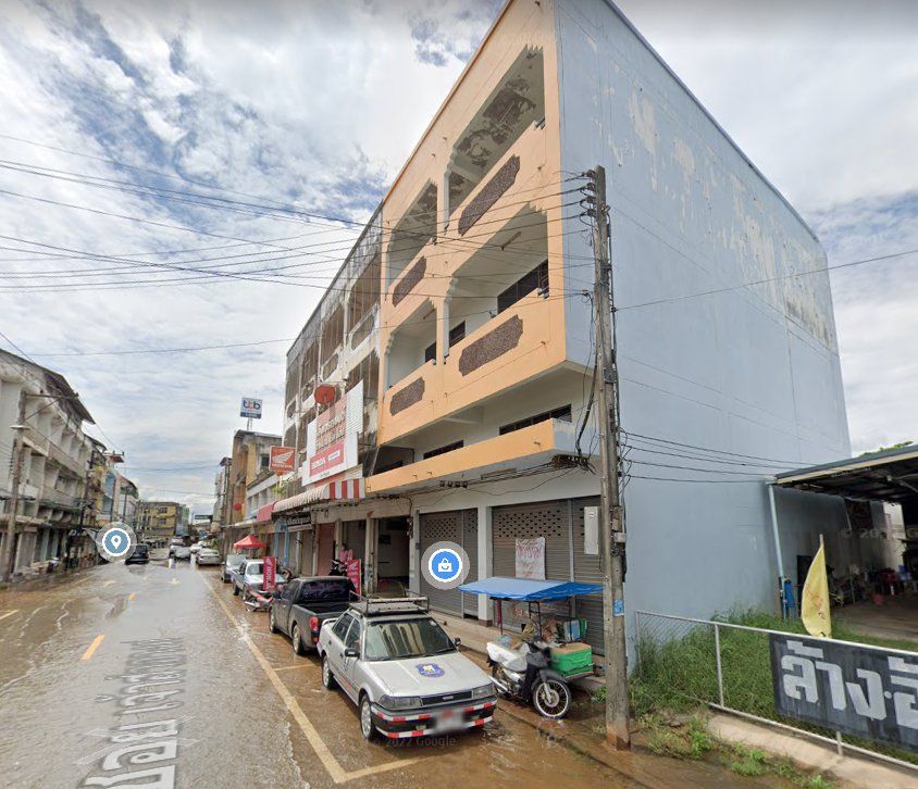 ขายอาคารพาณิชย์ / สำนักงาน - ขายอาคารพาณิชย์/ตึกแถวย่านตลาดกบินทร์บุรี 2 คูหา 3 ชั้นครึ่ง 300 ตรม.ห้องหัวมุมซ.เจ้าสำอาง ใกล้ถ.สุวรรณศร 33 - 200 เมตร จ.ปราจีนบุรี