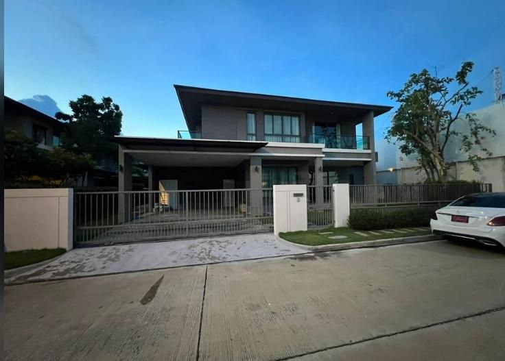 ขายบ้าน - ขายบ้านเดี่ยว หมู่บ้านเศรษฐสิริ ปิ่นเกล้า-กาญจนาฯ พุทธมณฑลสาย 2 บ้านใหม่ เนื้อที่ 101 ตรว 328 ตรม 5นอน4น้ำ