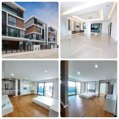 ขายทาวน์เฮาส์ - ขายโฮมออฟฟิศสุดหรู 4 ชั้น โครงการเดอะเบสท์ กิ่งแก้ว-สุวรรณภูมิ 460 ตรม. 5 ห้องนอน บ้านใหม่ยังไม่เคยเข้าอยู่พร้อมตกแต่ง