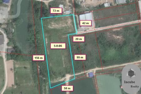 ขายที่ดิน - ราคานี้ มีได้ยังไง ขายที่ดิน มาบยางพร ระยอง 5-0-86 ไร่ 11 ล้านบาท