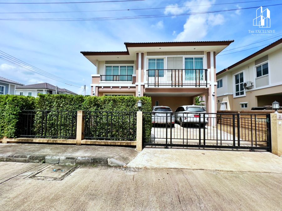 ขายบ้าน - ขาย บ้านเดี่ยว หมู่บ้าน ภัสสร 26 บนทำเล ถนนราชพฤกษ์-ติวานนท์ หลังมุม พื้นที่ใช้สอยเยอะ