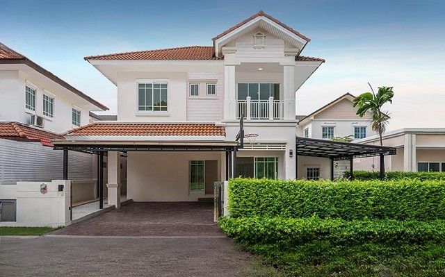 ขายบ้าน - ธนาสิริ ราชพฤกษ์-ท่าน้ำนนท์ บ้านมือสองตกแต่งใหม่ วิวสวนส่วนกลาง ติดถนนใหญ่