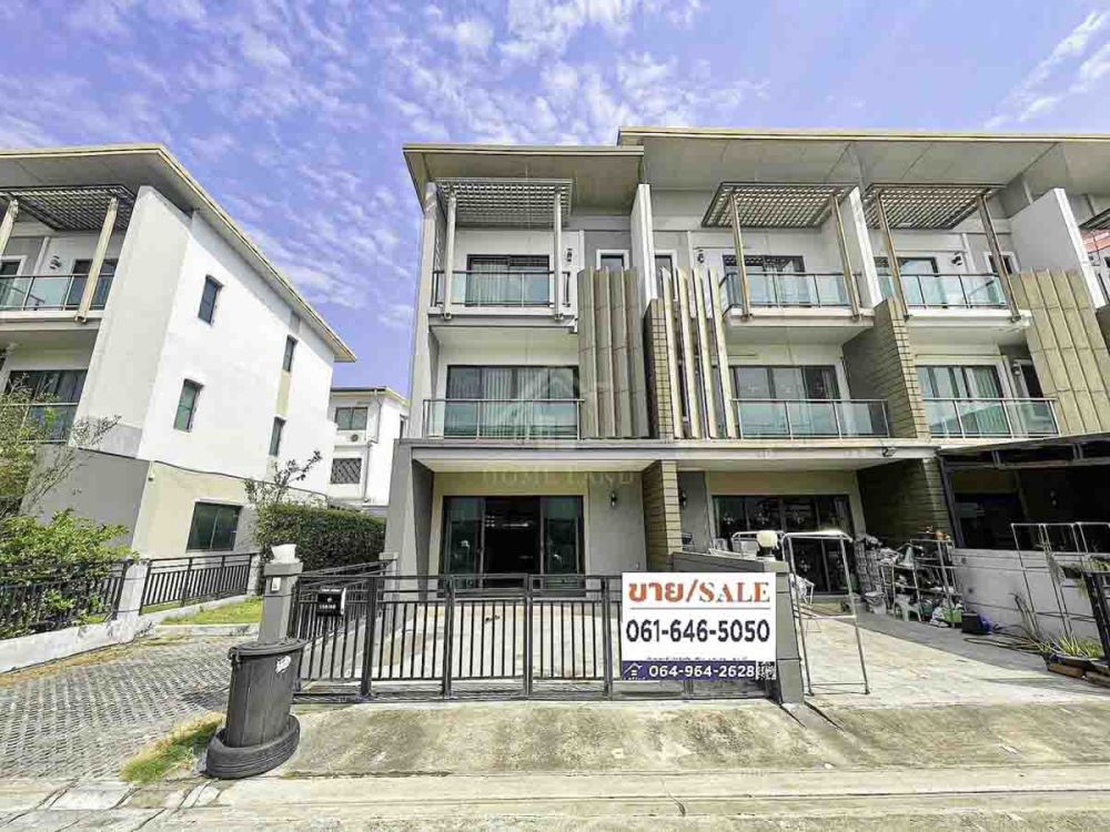 ขายทาวน์เฮาส์ - ทาวน์โฮม 3 ชั้น ทาวน์อเวนิว พระราม2 ซอย 30 (หลังริม)