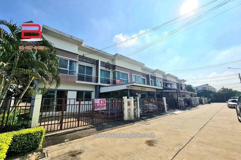 ขายทาวน์เฮาส์ - ทาวน์โฮม หมู่บ้าน โนโว วิลล์ วงแหวน-บางใหญ่ เนื้อที่ 28.5 ตรว. ถนนกาญจนาภิเษก อ.บางบัวทอง จ.นนทบุรี