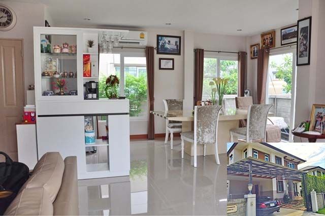 ขายบ้าน - คาซ่า ราชพฤกษ์ MRT ไทรม้า ( 3 กม.) ให้เช่าบ้านเดี่ยว พระราม 5 ตลาดเจ้าพระยา 59ตรว. 3นอน 3น้ำ 2จอดรถ 3แอร์