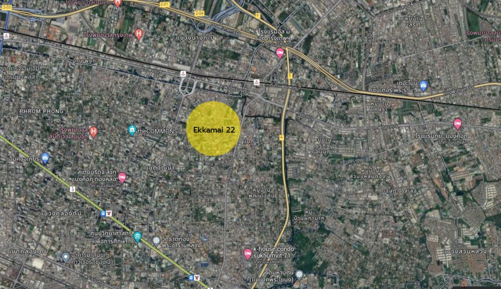 ขายที่ดิน - ด่วน! ขายที่ดิน เอกมัย ซอย 22 ผังสีส้ม ย.7