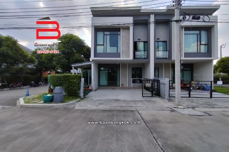 ขายทาวน์เฮาส์ - ทาวน์โฮมแฝด แกรนด์ พลีโน่ วัชรพล-สุขาภิบาล 5 ซ.68 เนื้อที่ 28.4 ตรว. ถ.สุขาภิบาล 5 เขตสายไหม