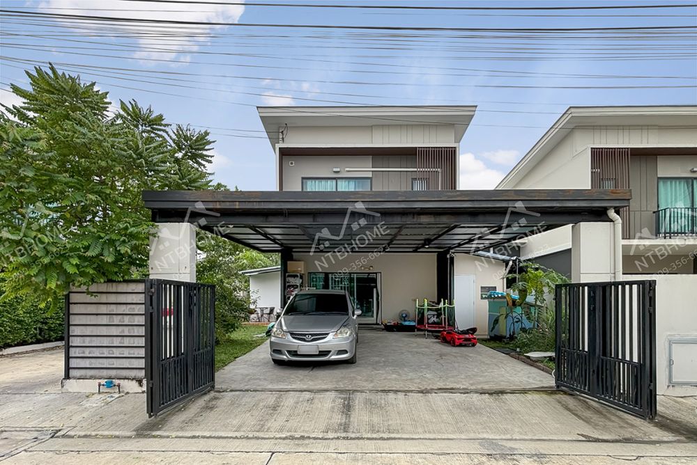 ขายบ้าน - บ้านแฝด 2 ชั้น เดอะคอนเนค 44 กาญจนาฯ-กันตนา แปลงมุม ต่อเติมครบ