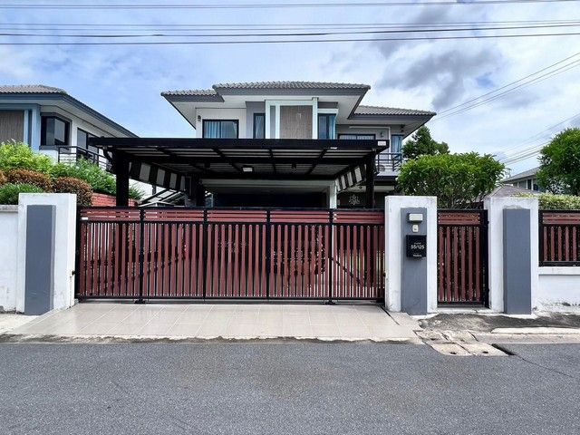 ขายบ้าน - ขายบ้านเดี่ยว 2 ชั้น โคงการบ้านฟ้ากรีนเนอร์รี่ ปากเกร็ด-ราชพฤกษ์ (หลังมุม)