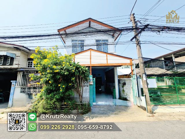 ขายทาวน์เฮาส์ - ขายทาวโฮมส์ 2 ชั้น 3 ห้องนอน 1 ห้องน้ำ เนื้อที่ 20 ตร.ว. ต.บางไผ่ อ.บางแค จ.กรุงเทพมหานคร