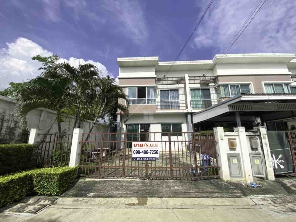 ขายทาวน์เฮาส์ - ทาวน์โฮม 2 ชั้น โนโว วิลล์ วงแหวน-บางใหญ่ (หลังริม)