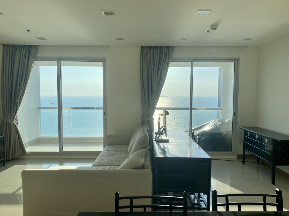 ขายคอนโด - ขาย เดอะ ปาล์ม วงศ์อมาตย์ บีช ด้านหน้า ชั้นสูง 99 ตร.ม (S03-1616)