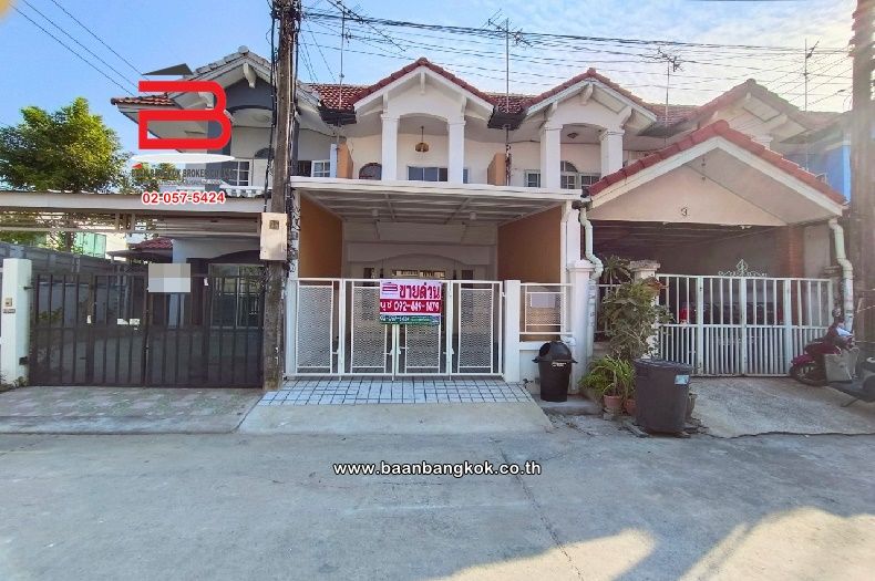 ขายทาวน์เฮาส์ - ทาวน์เฮาส์ หมู่บ้าน แพรมาพร คลอง 4 รังสิต-นครนายก 91 เนื้อที่ 18 ตรว ถ. รังสิต-นครนายก ต.บึงยี่โถ อ.ธัญบุรี จ.ปทุมธานี