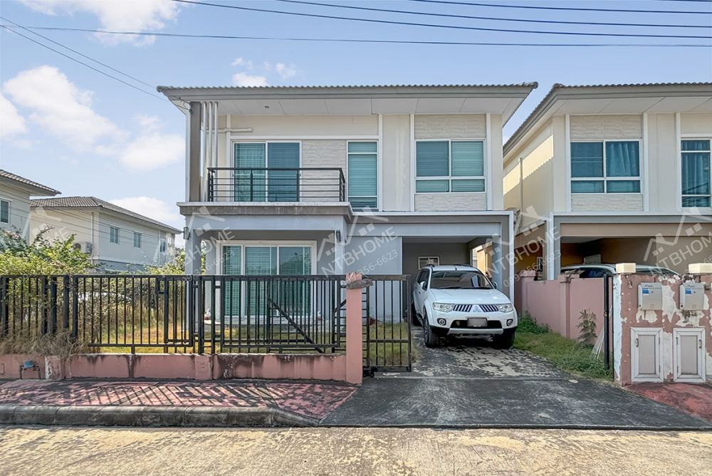 ขายบ้าน - บ้านแฝด 2 ชั้น เดอะ แพลนท์ รีสอร์ท พระราม 5-กาญจนาภิเษก แปลงมุม ทำเลดี ในซอยกันตนา