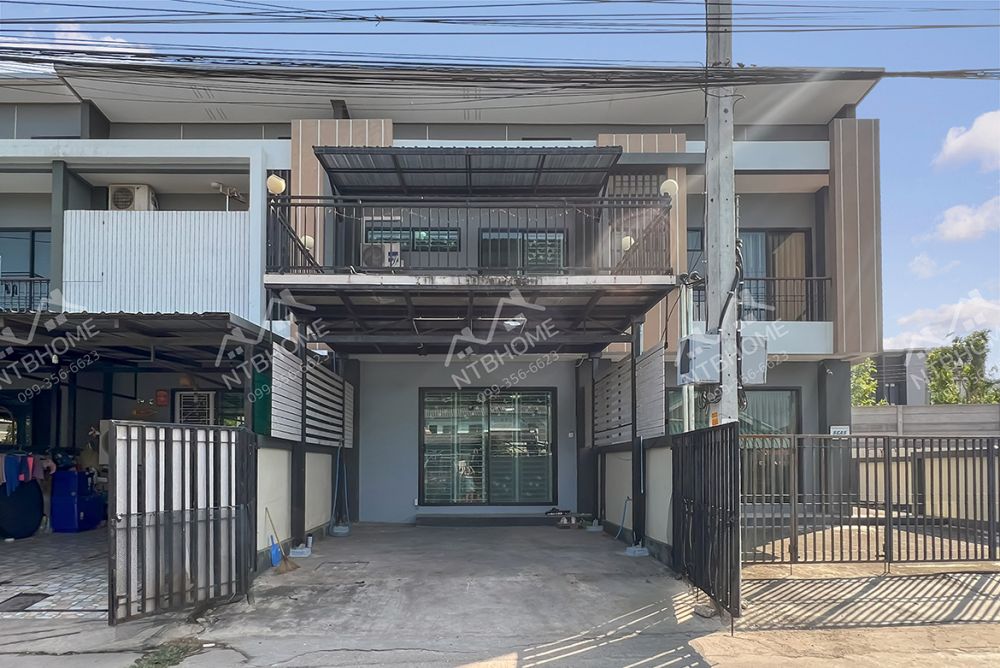 ขายทาวน์เฮาส์ - ทาวน์เฮ้าส์ 2 ชั้น ซอยวัดเวฬุวนาราม 34 ต่อเติมครบพร้อมอยู่ ใกล้สนามบินดอนเมือง