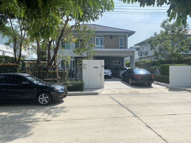 ขายบ้าน - ขายบ้านเดี่ยวมัณฑนา รามคำแหง2 บ้านตกแต่งพร้อมพักอาศัย พร้อมแผงโซล่าเซลล์ 5kv พร้อมที่ชาร์จรถไฟฟ้า