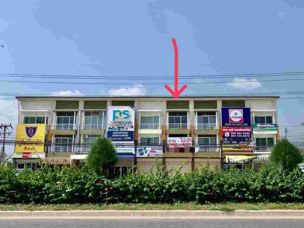 ขายอาคารพาณิชย์ / สำนักงาน - ด่วนขายอาคารพาณิชย์ใหม่ 3 ชั้น ทำเลดีเส้นทาง ชะอำ-หัวหิน จ.เพชรบุรี