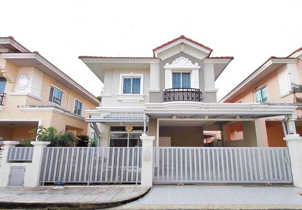 ขายบ้าน - ขายบ้านแฝด Modern Luxury ทำเลทอง หมู่บ้าน ปริญญดาไลท์พระราม 5 หน้าหมู่บ้านติดถนนใหญ่ราชพฤกษ์