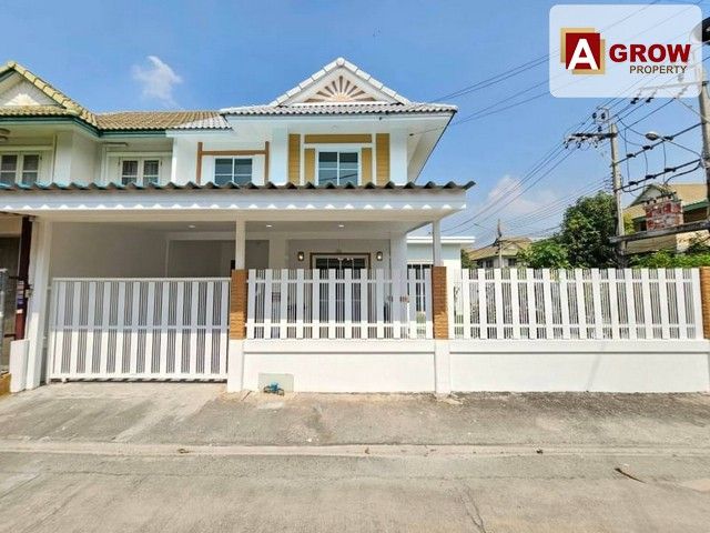 ขายบ้าน - ม.พฤกษา3 หลังมุม ริมคลอง4 บ้านรีโนเวทใหม่พร้อมเข้าอยู่