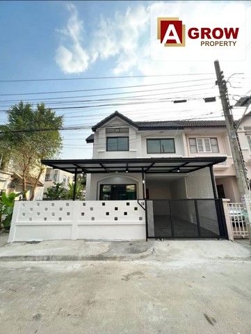 ขายทาวน์เฮาส์ - ม.อักษรา หลังมุม บางบัวทอง-นนทบุรี บ้านรีโนเวทหม่พร้อมเข้าอยู่