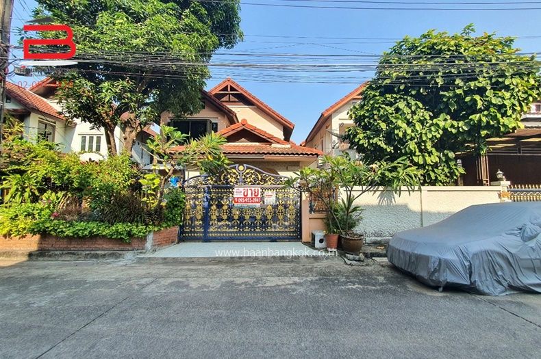 ขายบ้าน - บ้านเดี่ยว หมู่บ้าน เลิศอุบล กม.6 เนื้อที่ 56 ตรว. ถนนรามอินทรา เขตบางเขน