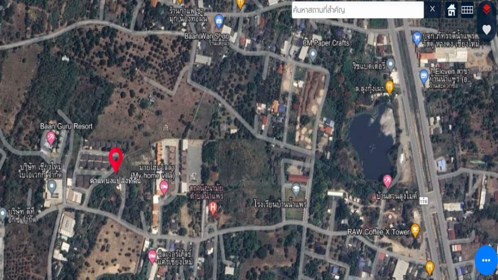 ขายที่ดิน - ขายที่ดินติดถนนคอนกรีตตำบลน้ำแพร่หางดงห่างแกรนแคนยอนเพียง 1 กม