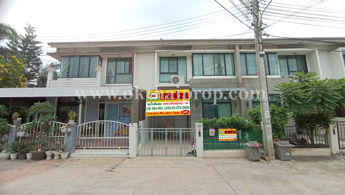 ขายทาวน์เฮาส์ - ทาวน์เฮ้าส์ ม.เดอะวิลล่า ถ.กาญจนาภิเษก บางบัวทอง