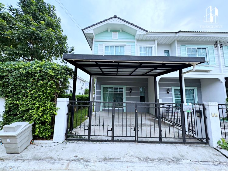 ขายทาวน์เฮาส์ - ขายทาวน์เฮ้าส์ หมู่บ้าน โมดิ วิลล่า คลอง 7 หลังมุม บ้านใหม่ พร้อมเข้าอยู่ ติดถนนใหญ่